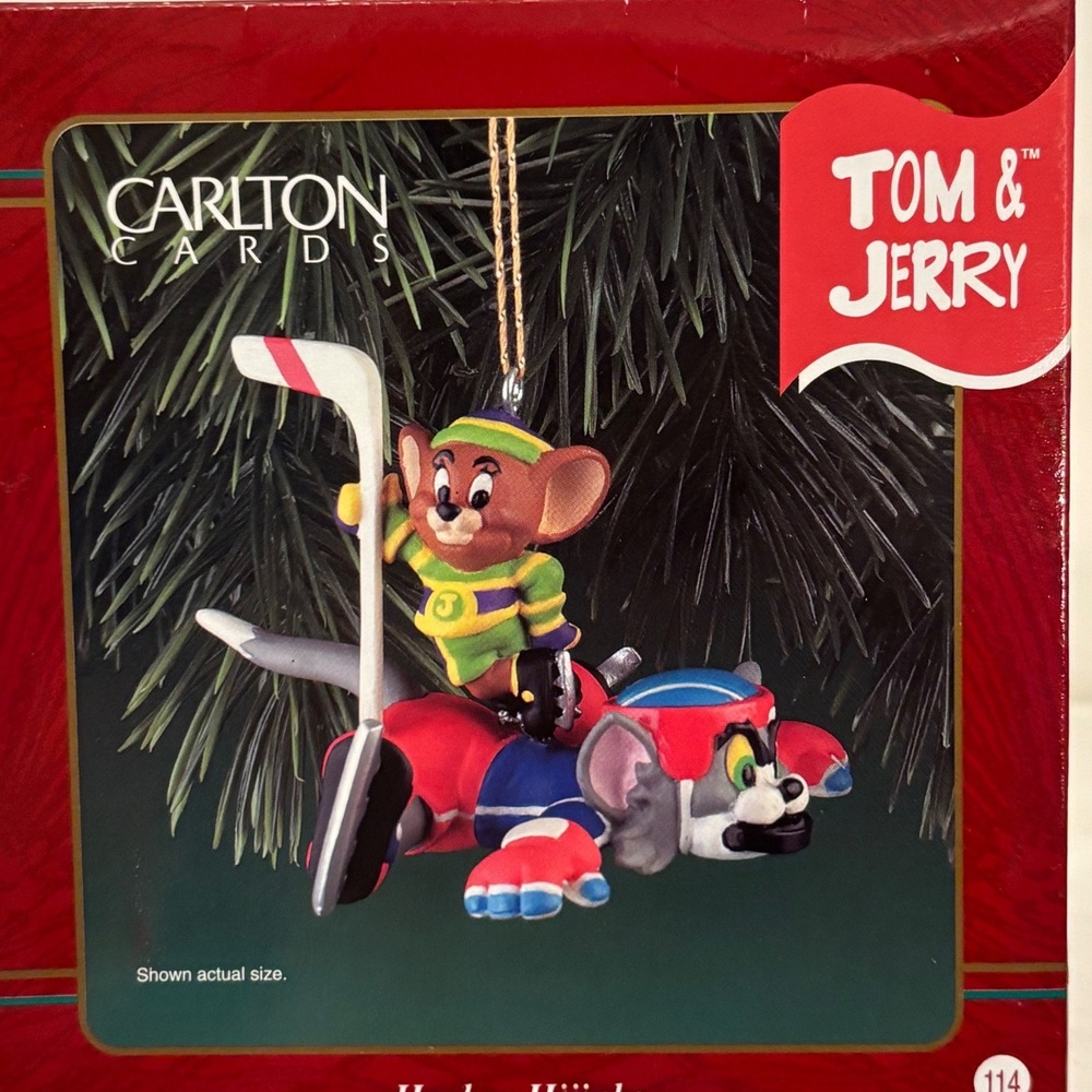 Carlton‎ Cards Tom Jerry Hockey Hijinks Ornament 1998 Heirloom 114 CXOR-117Y NEW